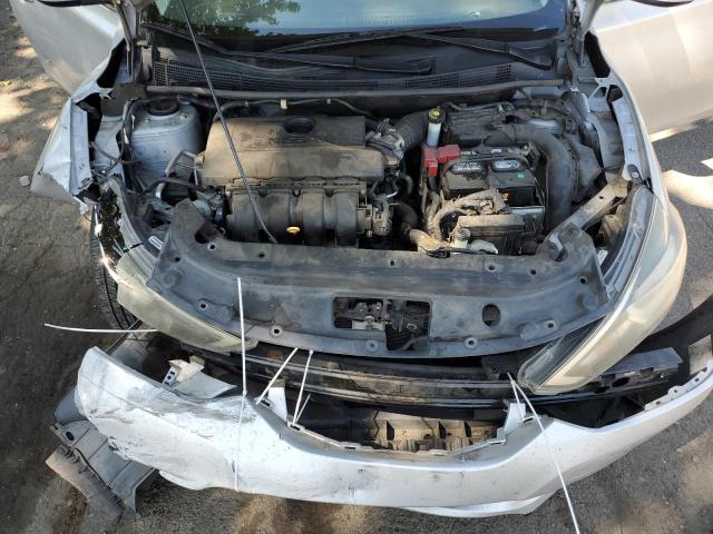 3N1AB7AP2HL635564 - 2017 NISSAN SENTRA S 银色 照片 11