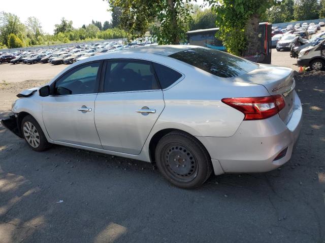 3N1AB7AP2HL635564 - 2017 NISSAN SENTRA S 银色 照片 2