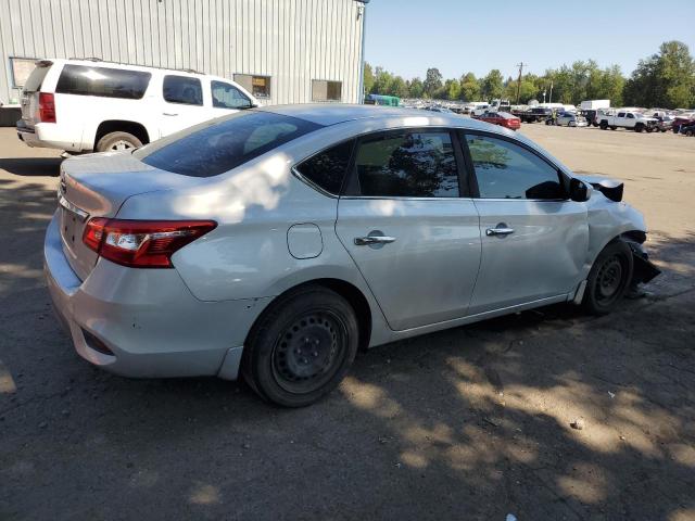 3N1AB7AP2HL635564 - 2017 NISSAN SENTRA S 银色 照片 3