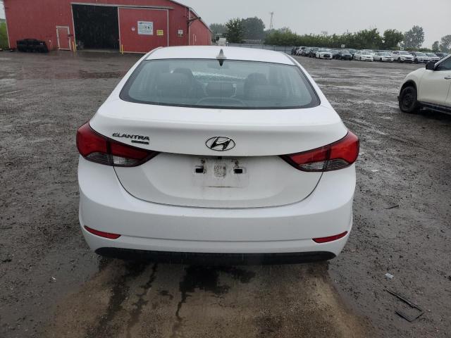 KMHDH4AE8FU445370 - 2015 HYUNDAI ELANTRA SE WHITE photo 6