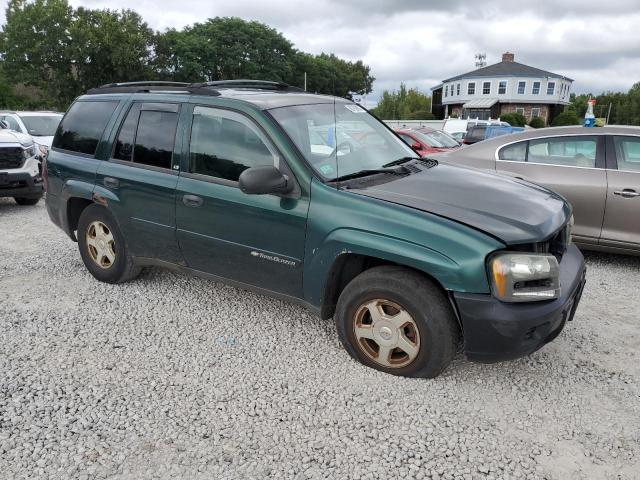 1GNDT13S622400039 - 2002 CHEVROLET TRAILBLAZE GREEN photo 4