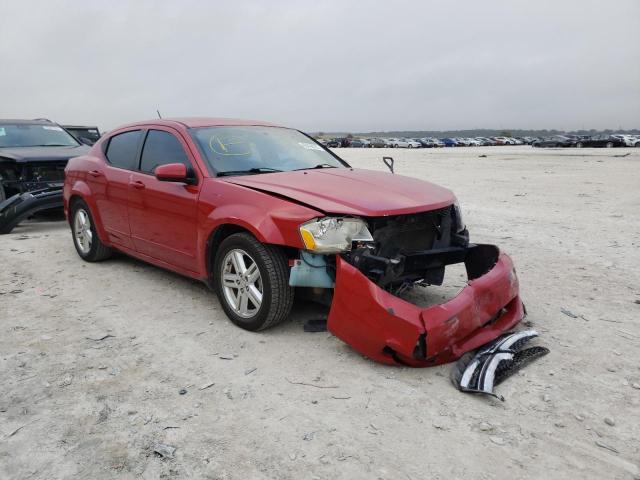 1C3CDZCB5CN179179 - 2012 DODGE AVENGER SXT RED photo 1