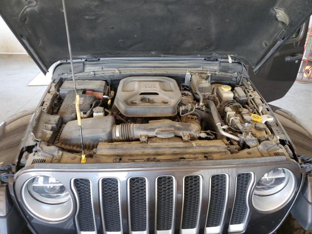 1C4HJXEN6JW197929 - 2018 JEEP WRANGLER UNLIMITED SAHARA ნაცრისფერი ფოტო 12