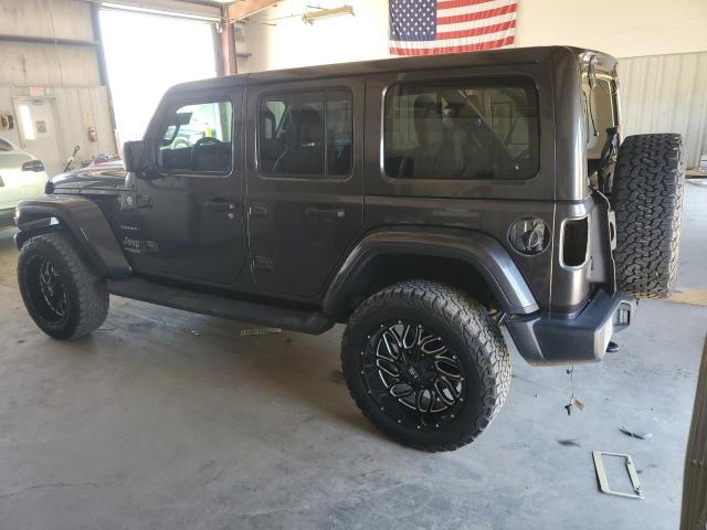 1C4HJXEN6JW197929 - 2018 JEEP WRANGLER UNLIMITED SAHARA ნაცრისფერი ფოტო 2