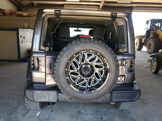 1C4HJXEN6JW197929 - 2018 JEEP WRANGLER UNLIMITED SAHARA ნაცრისფერი ფოტო 6