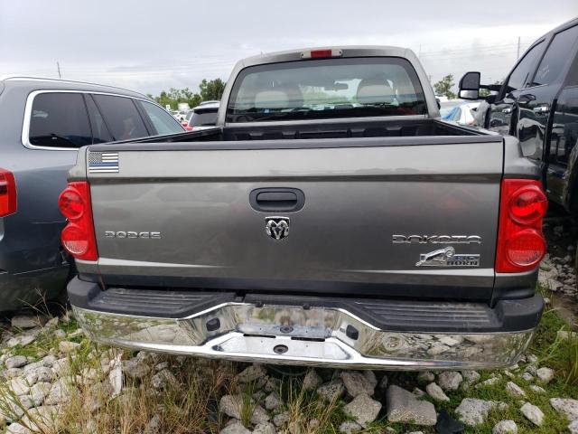 1D7RE3GKXBS580887 - 2011 DODGE DAKOTA SLT GRAY photo 6