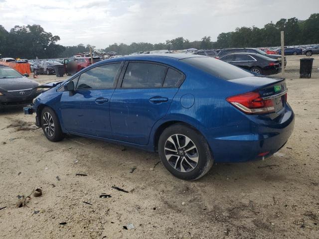 2HGFB2F89EH545289 - 2014 HONDA CIVIC EX BLUE photo 2