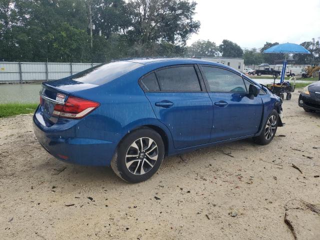 2HGFB2F89EH545289 - 2014 HONDA CIVIC EX BLUE photo 3