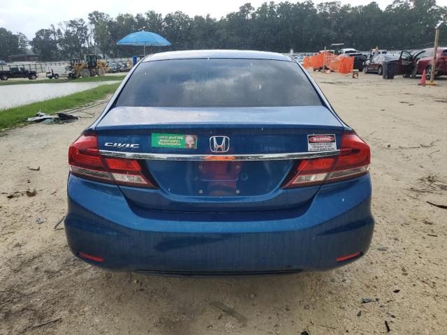 2HGFB2F89EH545289 - 2014 HONDA CIVIC EX BLUE photo 6