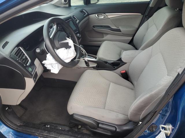 2HGFB2F89EH545289 - 2014 HONDA CIVIC EX BLUE photo 7