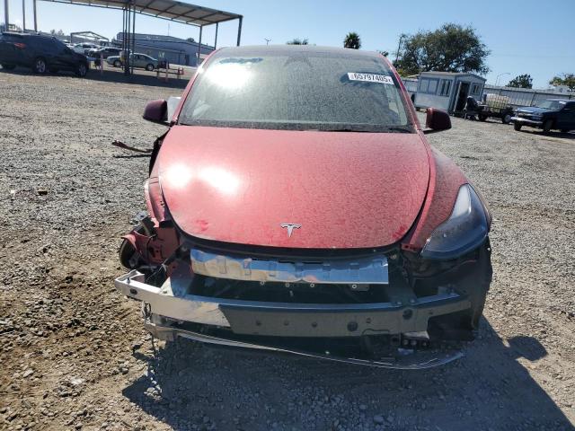 7SAYGDEE6RF065463 - 2024 TESLA MODEL Y RED photo 5