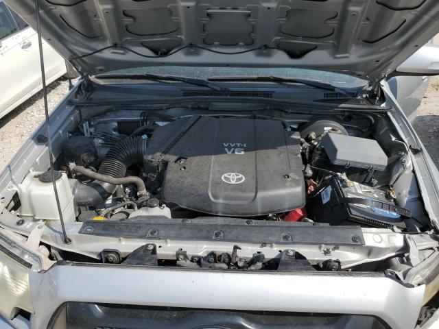3TMJU4GN2CM132342 - 2012 TOYOTA TACOMA DOUBLE CAB PRERUNNER SILVER photo 11