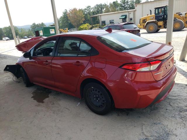 JTDEPRAE3LJ103900 - 2020 TOYOTA COROLLA LE RED photo 2