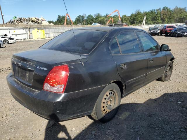 KMHDN46D94U830717 - 2004 HYUNDAI ELANTRA GLS BLACK photo 3