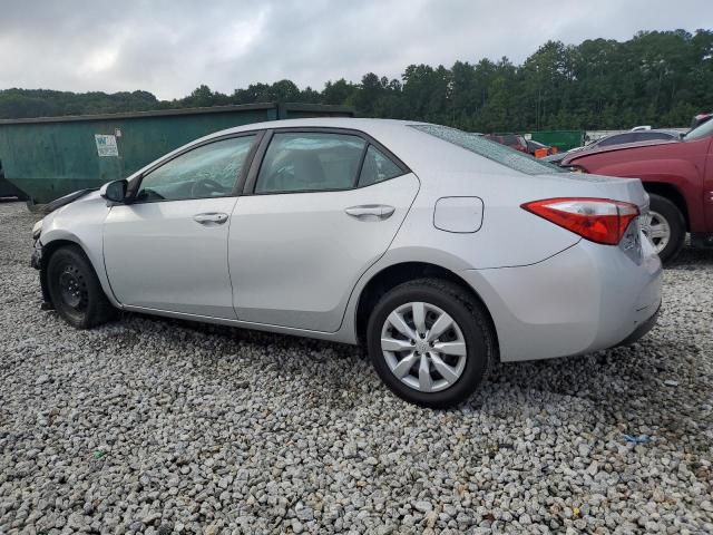 2T1BURHE6EC117693 - 2014 TOYOTA COROLLA L Silber Foto 2