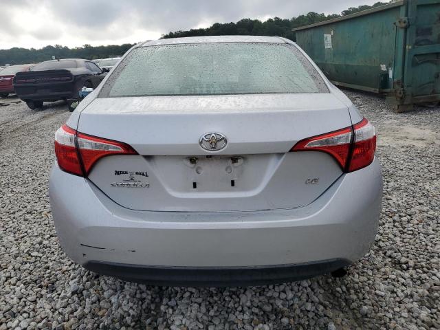 2T1BURHE6EC117693 - 2014 TOYOTA COROLLA L Silber Foto 6