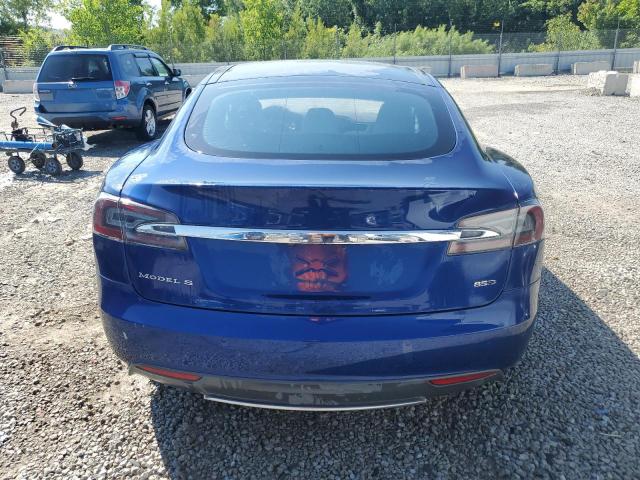 5YJSA1E22FF111973 - 2015 TESLA MODEL S BLUE photo 6