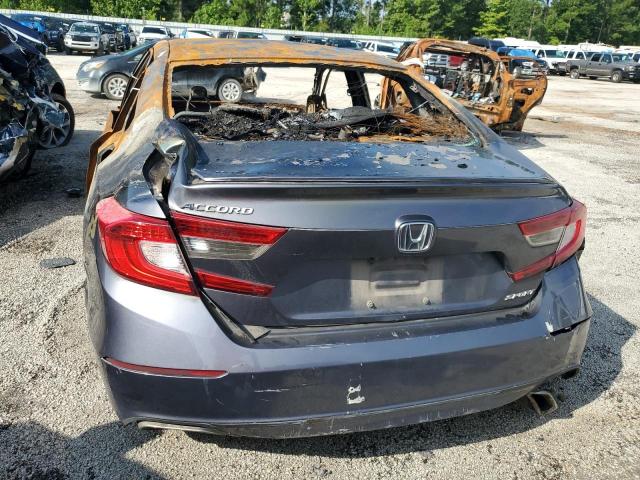 1HGCV1F31JA259311 - 2018 HONDA ACCORD SPORT GRAY photo 6