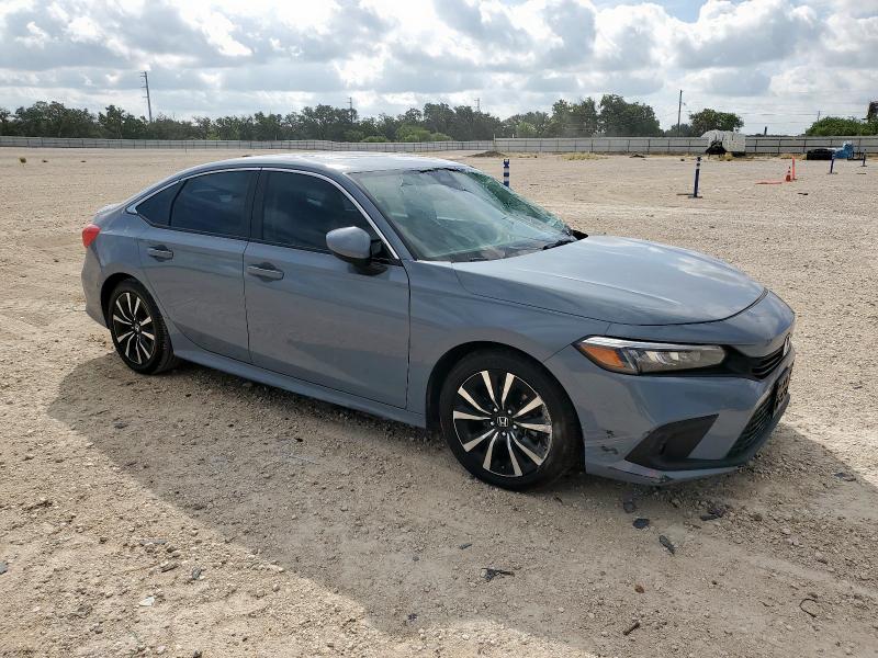 2HGFE1F76RH316647 - 2024 HONDA CIVIC EX GRAY photo 4