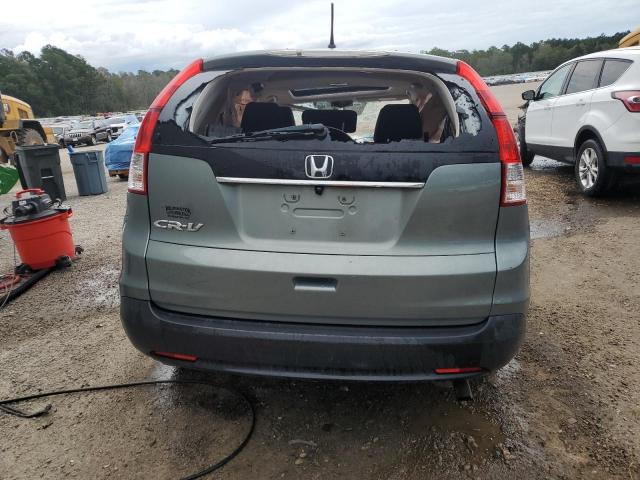 JHLRM3H52CC005428 - 2012 HONDA CR-V EX GREEN photo 6