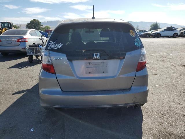 JHMGE8H44AC011023 - 2010 HONDA FIT SPORT GRAY photo 6