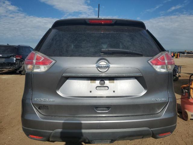 KNMAT2MV2GP734198 - 2016 NISSAN ROGUE S GRAY photo 6