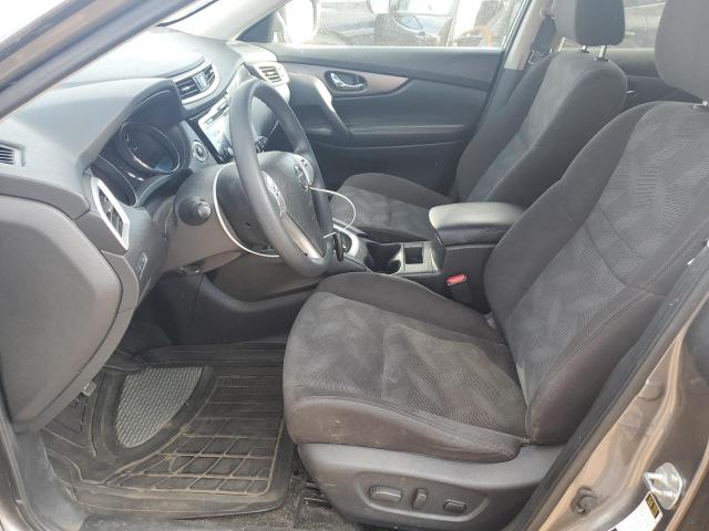 KNMAT2MV2GP734198 - 2016 NISSAN ROGUE S GRAY photo 7