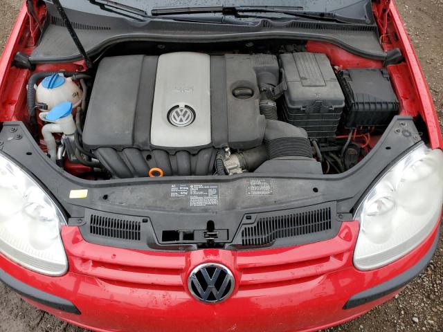 WVWAA71K38W148761 - 2008 VOLKSWAGEN RABBIT RED photo 11