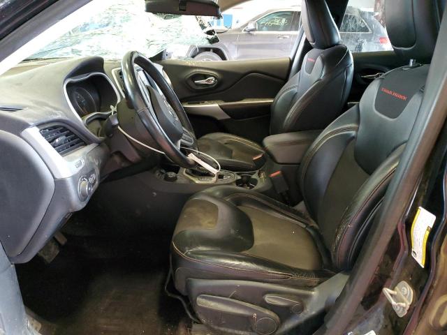 1C4PJMBS2HW632878 - 2017 JEEP CHEROKEE TRAILHAWK BLACK photo 7