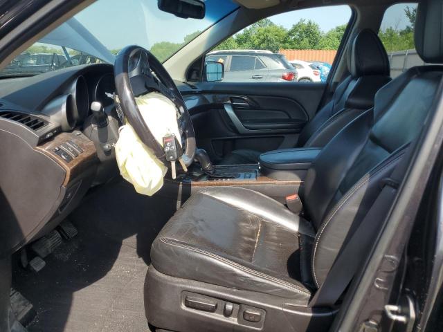 2HNYD2H88DH518625 - 2013 ACURA MDX ADVANCE GRAY photo 7