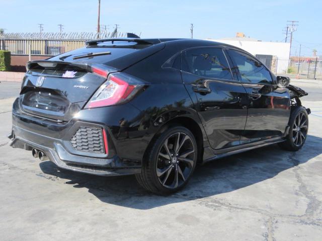 SHHFK7G4XJU212900 - 2018 HONDA CIVIC SPORT BLACK photo 3
