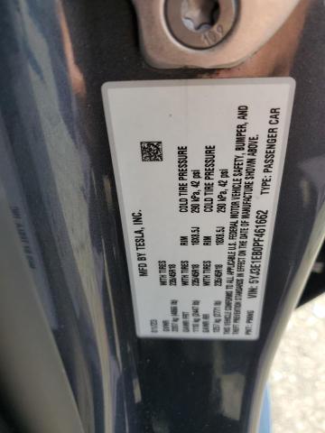 5YJ3E1EB0PF461662 - 2023 TESLA MODEL 3 GRAY photo 12