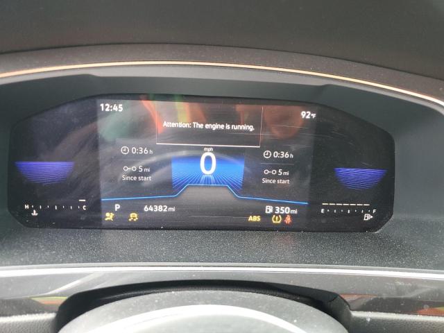 3VV3B7AX0NM163460 - 2022 VOLKSWAGEN TIGUAN SE Czarny zdjęcie 9