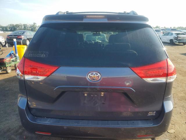 5TDDK3DC4DS066975 - 2013 TOYOTA SIENNA XLE BLUE photo 6
