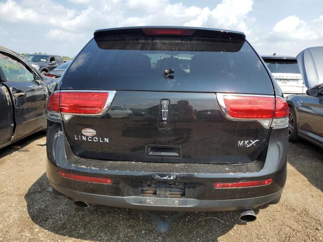 2LMDJ6JK6BBJ12367 - 2011 LINCOLN MKX BLACK photo 6