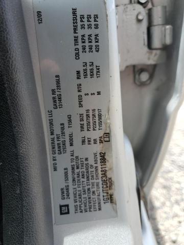 1GTJTCDE3A8118842 - 2010 GMC CANYON SLE SILVER photo 12