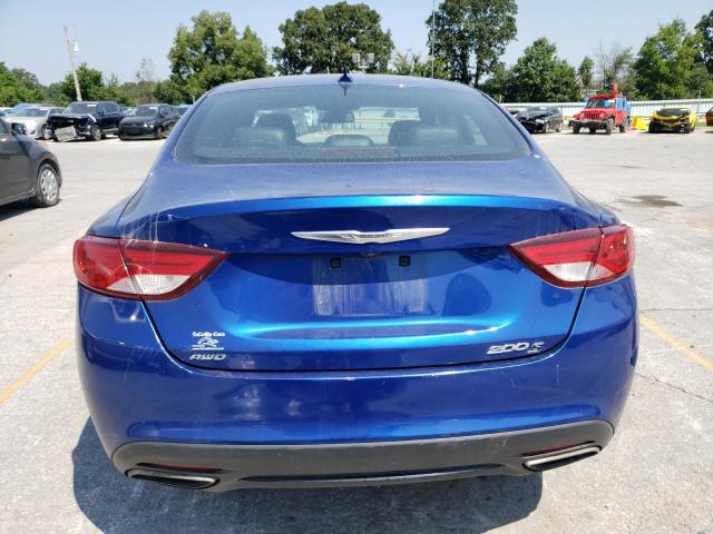 1C3CCCDG8FN523294 - 2015 CHRYSLER 200 S BLUE photo 6