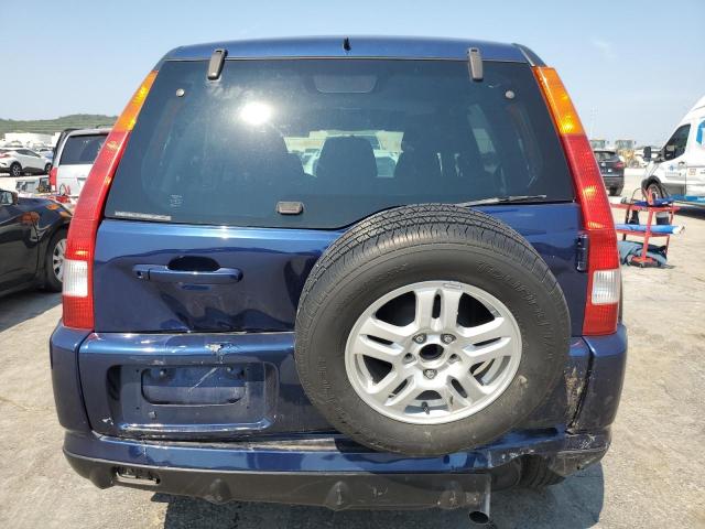 JHLRD78832C024330 - 2002 HONDA CR-V EX BLUE photo 6