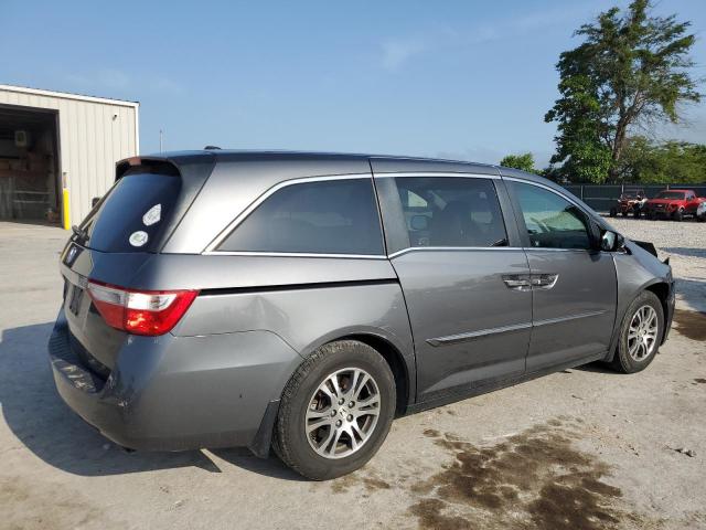 5FNRL5H69CB024002 - 2012 HONDA ODYSSEY EXL Մոխրագույն լուսանկար 3