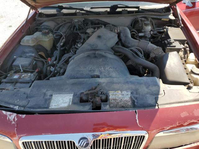 2MELM75W4TX644676 - 1996 MERCURY GRAND MARQ LS RED photo 11