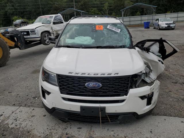 1FM5K8GT5KGB06514 - 2019 FORD EXPLORER SPORT Белый фото 5