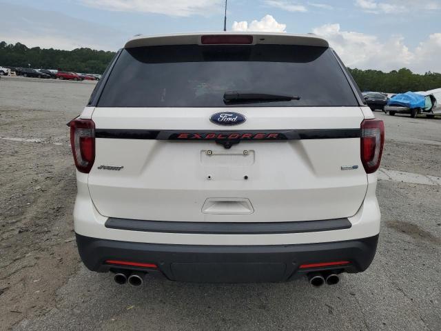 1FM5K8GT5KGB06514 - 2019 FORD EXPLORER SPORT Белый фото 6