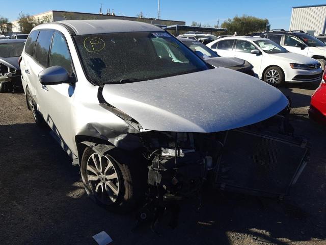 5N1AR2MN3FC643408 - 2015 NISSAN PATHFINDER S 银色 照片 1