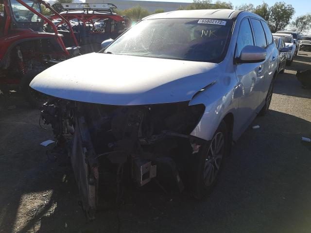 5N1AR2MN3FC643408 - 2015 NISSAN PATHFINDER S 银色 照片 2