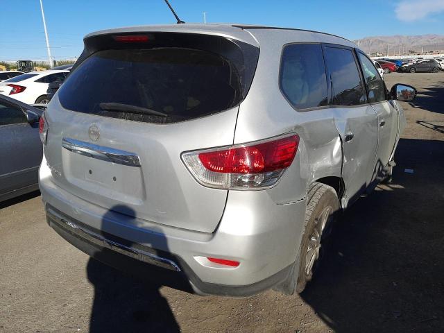 5N1AR2MN3FC643408 - 2015 NISSAN PATHFINDER S 银色 照片 4