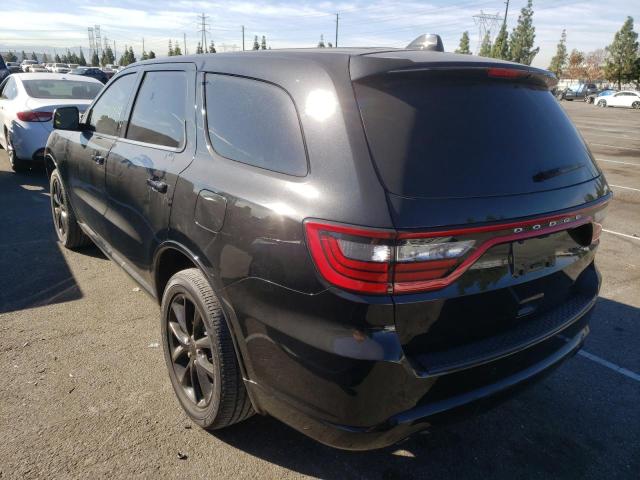 1C4RDJDGXJC462106 - 2018 DODGE DURANGO GT BLACK photo 3