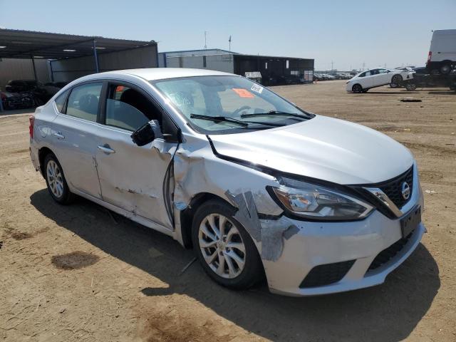 3N1AB7AP0JL649341 - 2018 NISSAN SENTRA S SILVER photo 4