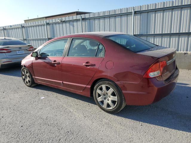 19XFA1F54BE027275 - 2011 HONDA CIVIC LX RED photo 2