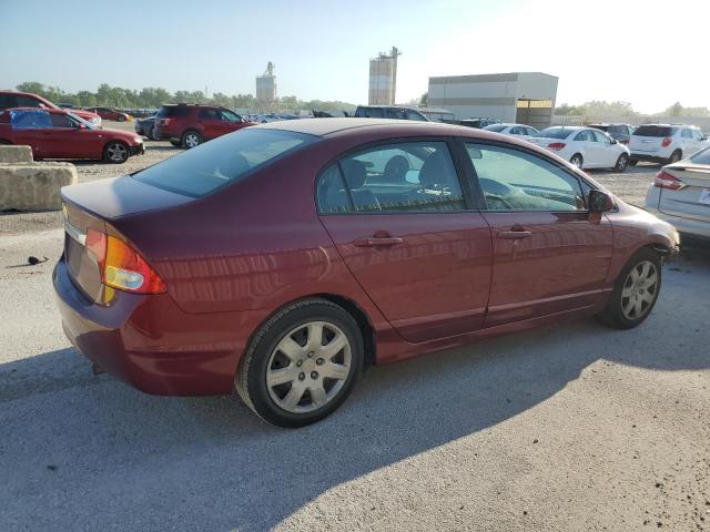 19XFA1F54BE027275 - 2011 HONDA CIVIC LX RED photo 3