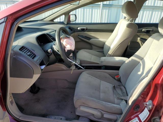 19XFA1F54BE027275 - 2011 HONDA CIVIC LX RED photo 7